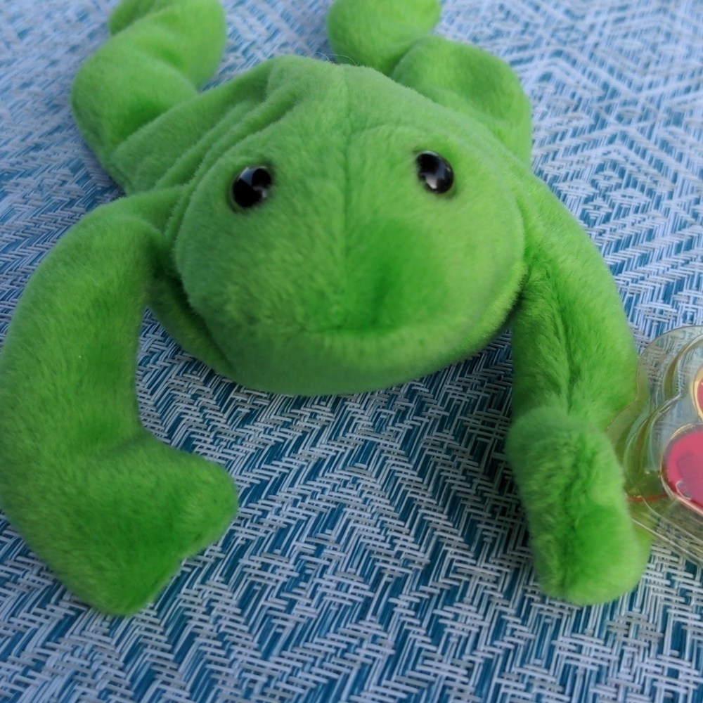 TY LEGS the FROG Beanie Baby 1993 Vintage Toy Collectible ✨ BD 4-25-93 - Picture 5 of 9